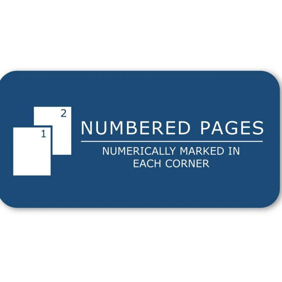 Roaring Spring Lab and Science Numbered Notebook, Quadrille Rule (4 sq/in), Red Cover, (76) 11.75 x 9.25 Sheets, 24/Carton