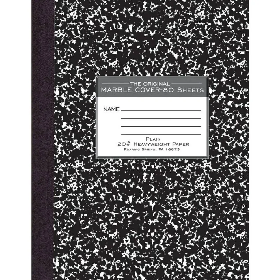Roaring Spring Signature Collection Unruled Oversized Hard Cover Composition Book