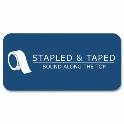 Roaring Spring Stiff-Back Pad, Medium/College Rule, (100) Canary Yellow 8.5 x 11 Sheets, 36/Carton