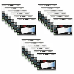 Roaring Spring WIDE Landscape Format Writing Pad, Medium/College Rule, (40) White 11 x 8.5 Sheets, 18/Carton