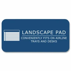 Roaring Spring WIDE Landscape Format Writing Pad, Medium/College Rule, (40) Canary Yellow 11 x 8.5 Sheets, 18/Carton