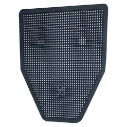 Rochester Midland Sanitary Urinal Floor Mats, Black, Pack Of 6