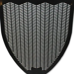 Rochester Midland Sanitary Urinal Floor Mats, Black, Pack Of 6