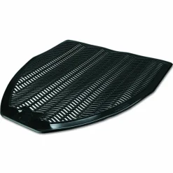 Rochester Midland Sanitary Urinal Floor Mats, Black, Pack Of 6