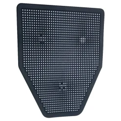 Rochester Midland Sanitary Urinal Floor Mats, Black, Pack Of 6