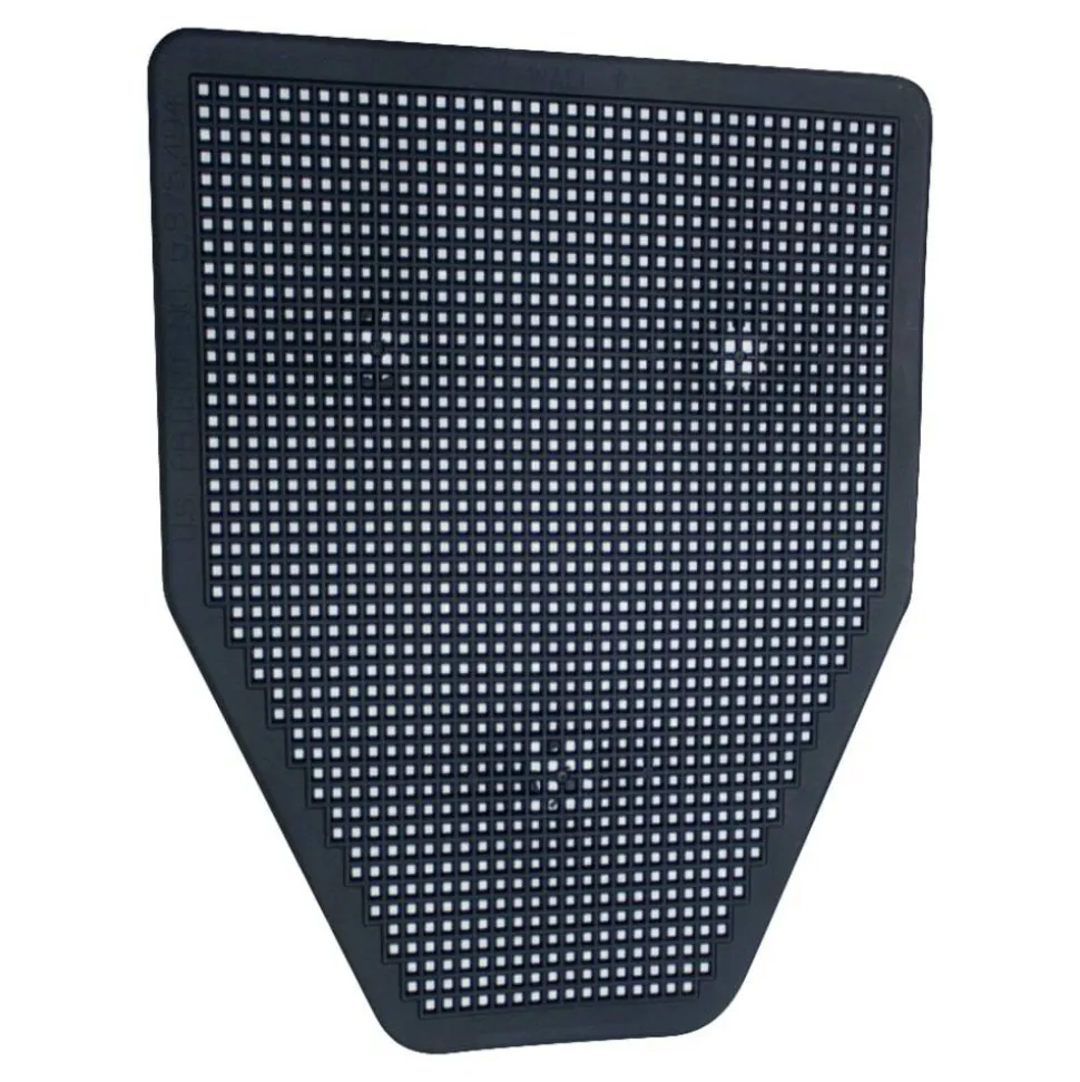 Rochester Midland Sanitary Urinal Floor Mats, Black, Pack Of 6