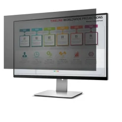Rocstor PrivacyView Premium Privacy Filter for 24 Widescreen Monitor - For 24" Monitor / Display - 16:9 Aspect Ratio - Glossy / Matte - Unframed - TAA Compliant - Black - For 24" Widescreen LCD Monitor - 16:9 - Yes - TAA Compliant