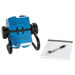 Rolodex Open Metal Single Rotary File, 2 1/4