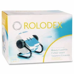 Rolodex Open Metal Single Rotary File, 2 1/4
