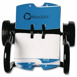 Rolodex Open Metal Single Rotary File, 2 1/4