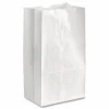 Ross & Wallace Paper Products Grocery Paper Bags, 12# Size, 40# Basis Weight, 7" x 4.38" x 13.75", White, 500/Bundle