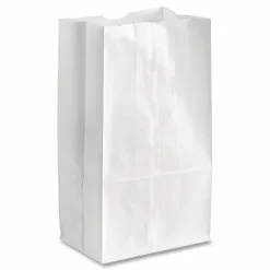 Ross & Wallace Paper Products Grocery Paper Bags, 12# Size, 40# Basis Weight, 7" x 4.38" x 13.75", White, 500/Bundle