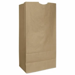 Ross & Wallace Paper Products Grocery Paper Bags, 16# Size, Heavy-Duty, 50# Basis Weight, 7.75" x 4.75" x 16", Kraft, 500/Bundle