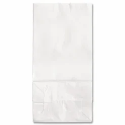 Ross & Wallace Paper Products Grocery Paper Bags, 4# Size, 30# Basis Weight, 5" x 3.13" x 9.88", White, 500/Bundle