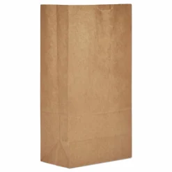 Ross & Wallace Paper Products Grocery Paper Bags, 5# Size, Extra-Heavy-Duty, 50# Basis Weight, 5.25" x 3.38" x 10.94", Kraft, 500/Bundle