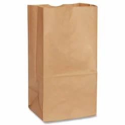 Ross & Wallace Paper Products Grocery Paper Bags, 10# Size, 35# Basis Weight, 7" x 4.38" x 13.75", Kraft, 500/Bundle