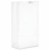 Ross & Wallace Paper Products Grocery Paper Bags, 10# Size, 35# Basis Weight, 7" x 4.38" x 13.75", White, 500/Bundle