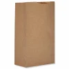 Ross & Wallace Paper Products Grocery Paper Bags, 2# Size, X-Heavy-Duty, 50# Basis Weight, 4.13" x 2.63" x 7.88", Kraft, 250 Bags/Pack, 2 Packs/Bundle