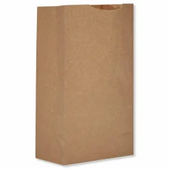 Ross & Wallace Paper Products Grocery Paper Bags, 2# Size, X-Heavy-Duty, 50# Basis Weight, 4.13" x 2.63" x 7.88", Kraft, 250 Bags/Pack, 2 Packs/Bundle
