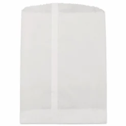Ross & Wallace Paper Products Grocery Bag, 30# Size, 30# Basis Weight, 7.5" x 10.5", White, 500/Box