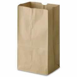 Ross & Wallace Paper Products Grocery Paper Bags, 3# Size, Extra-Heavy-Duty, 50# Basis Weight, 4.74" x 2.91" x 8.66", Kraft, 500/Bundle