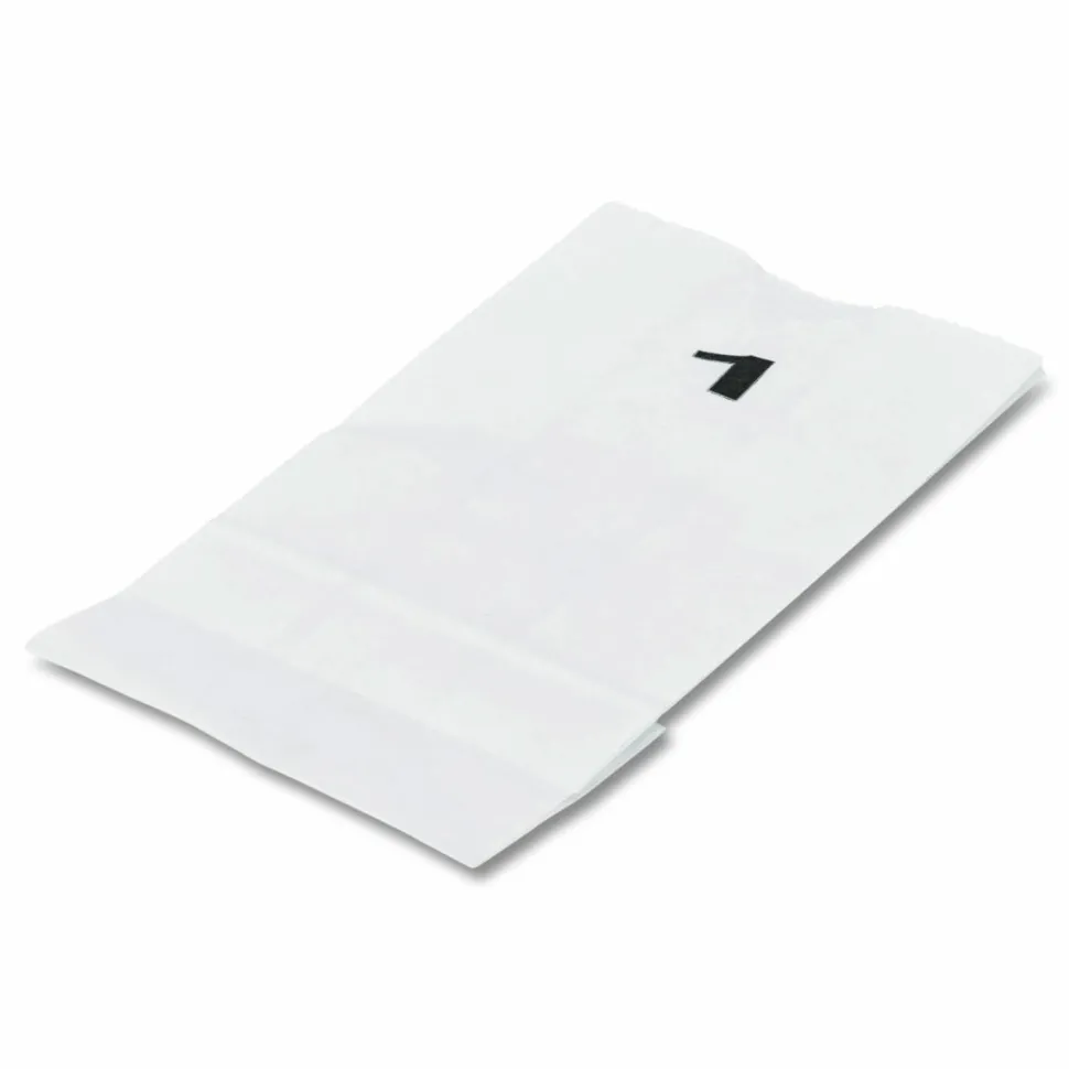 Ross & Wallace Paper Products Grocery Paper Bags, 1# Size, 30# Basis Weight, 3.5" x 2.25" x 6.63", White, 500/Bundle