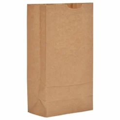 Ross & Wallace Paper Products Grocery Paper Bags, 10# Size, Extra-Heavy-Duty, 60# Basis Weight, 7" x 4.38" x 13.75", Kraft, 500/Bundle