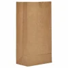 Ross & Wallace Paper Products Grocery Paper Bags, 8# Size, Heavy-Duty, 50# Basis Weight, 6" x 3.88" x 12.5", Kraft, 500/Bundle