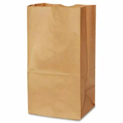 Ross & Wallace Paper Products Grocery Paper Bags, 8# Size, Heavy-Duty, 50# Basis Weight, 6