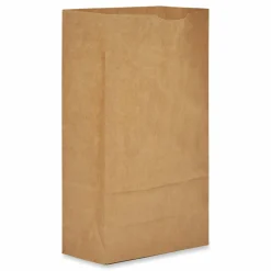 Ross & Wallace Paper Products Grocery Paper Bags, 6# Size, 35# Basis Weight, 5.88" x 3.63" x 11", Kraft, 500/Bundle