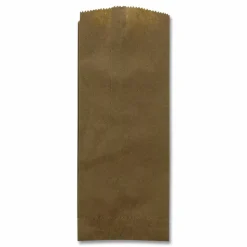 Ross & Wallace Paper Products Grocery Paper Bags, Liquor Pint Size, 35# Basis Weight, 4 x 2.5 x 11.5, Brown, 500/Bundle