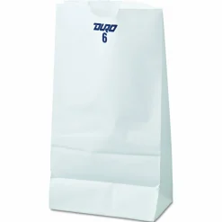 Ross & Wallace Paper Products Grocery Paper Bags, 6# Size, 35# Basis Weight, 5.88
