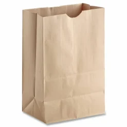 Ross & Wallace Paper Products Grocery Paper Bags, 1/6 BBL Size, Extra Heavy-Duty, 75# Basis Weight, 12