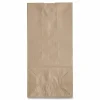 Ross & Wallace Paper Products Grocery Paper Bags, 10# Size, Heavy-Duty, 50# Basis Weight, 7" x 4.38" x 13.75", Kraft, 500/Bundle