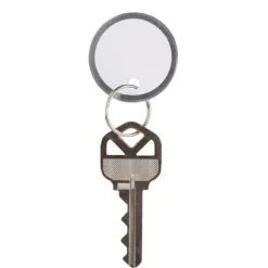 Round Key Tags, 1.25" Diameter, White, Pack Of 50