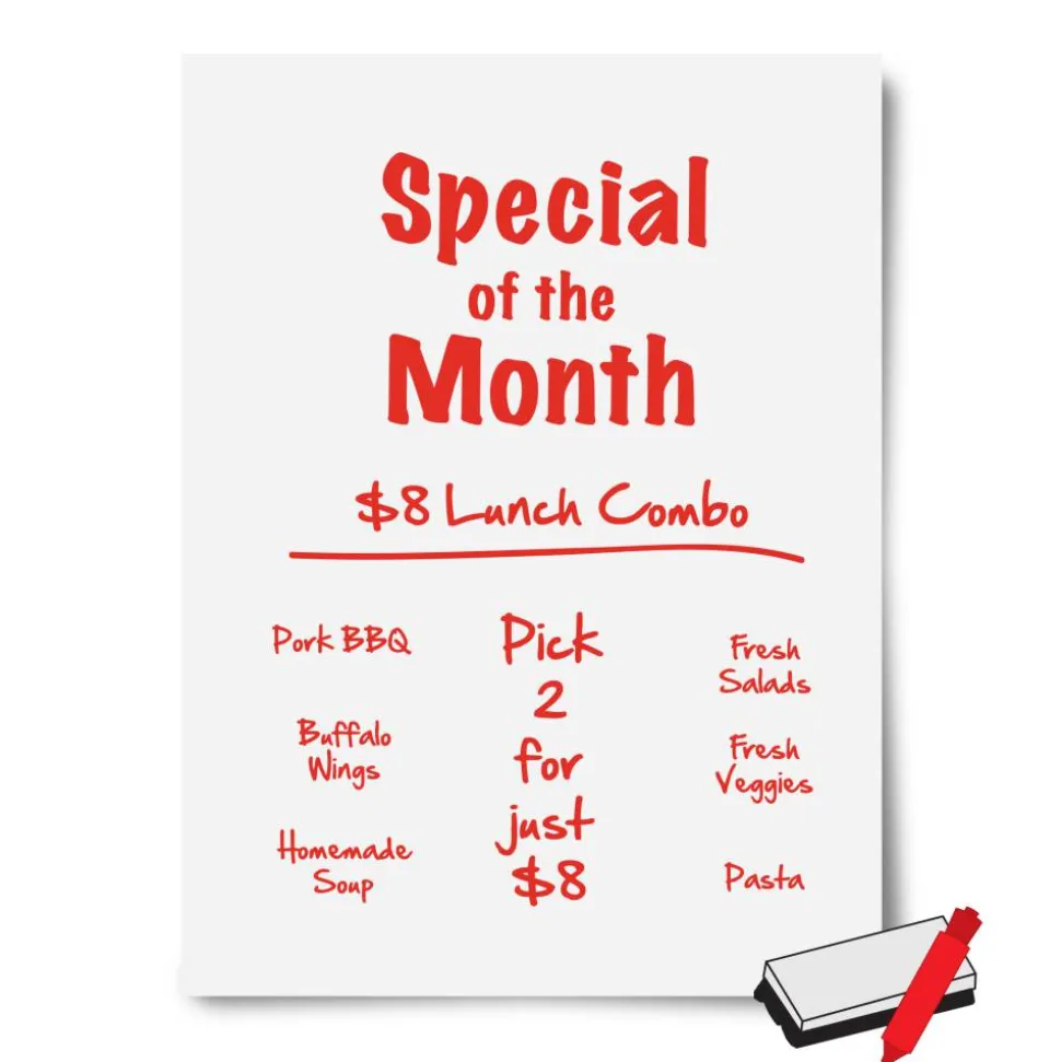 Royal Brites Dual-Sided Dry-Erase Poster Board, 22" x 28", White