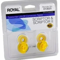 Royal Lift-Off Typewriter Correction Tapes, 013025, Pack Of 2