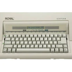 Royal Portable Electronic Typewriter With Memory an Display