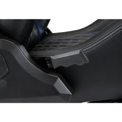RS Gaming Davanti Vegan Leather High-Back Gaming Office Chair, Black/Blue, BIFMA Compliant