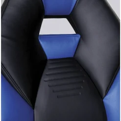RS Gaming RGX Faux Leather High-Back Gaming Office Chair, Black/Red, BIFMA Compliant