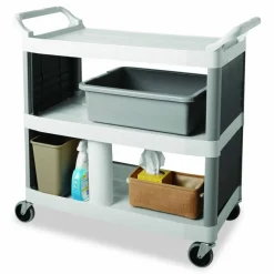 Rubbermaid Commercial Bus/Utility Box, 7.13 gal, 21.5
