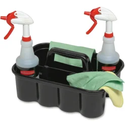 Rubbermaid Commercial Deluxe Carry Caddy, Black
