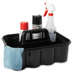 Rubbermaid Commercial Deluxe Carry Caddy, Black