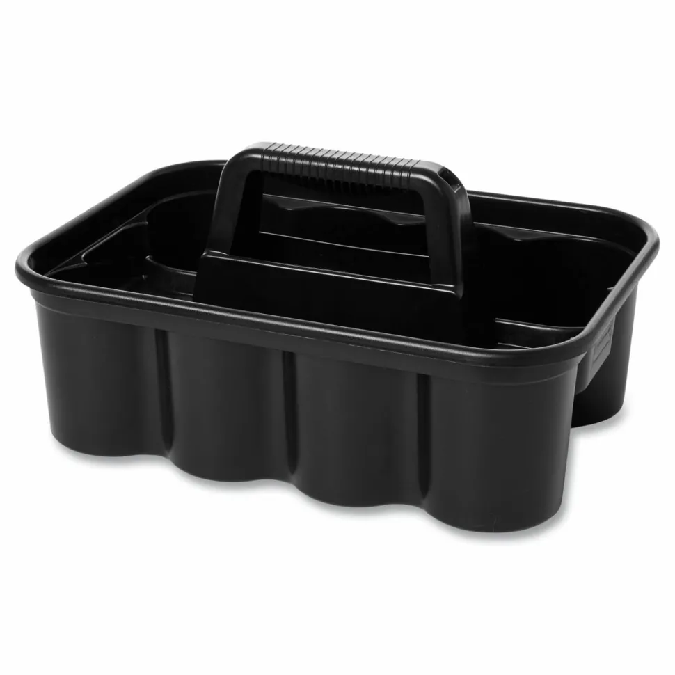 Rubbermaid Commercial Deluxe Carry Caddy, Black