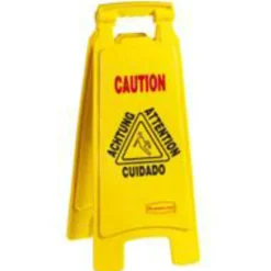 Rubbermaid Multilingual Wet Floor Sign