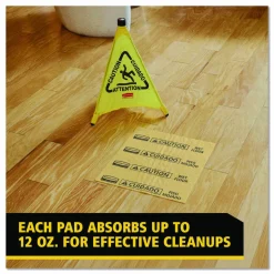 Rubbermaid Over-The-Spill Pads, Tablet Of 22
