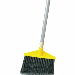 Rubbermaid Angled Aluminum Broom, 56", Gray