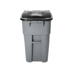 Rubbermaid Brute Big Wheel Container, 50 Gallons, Gray