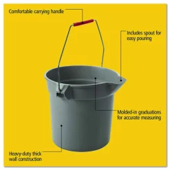 Rubbermaid Brute Bucket, 10 Quart