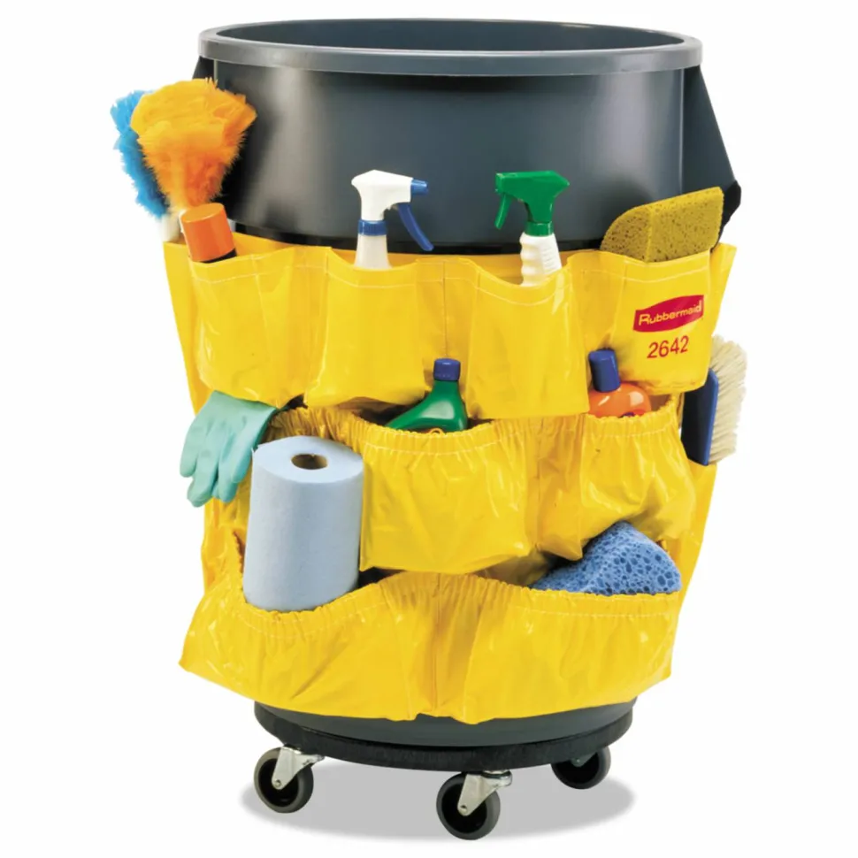 Rubbermaid Brute Caddy Bag, 20 1/2"H x 20"W, Yellow